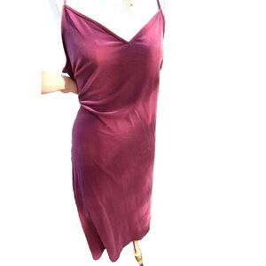 Time and Tru Dusty Mauve Velvet Dress Sz XL